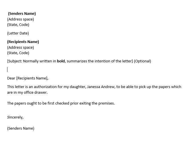 Authorization Letter Usage And Format For Writing Perfect Letter