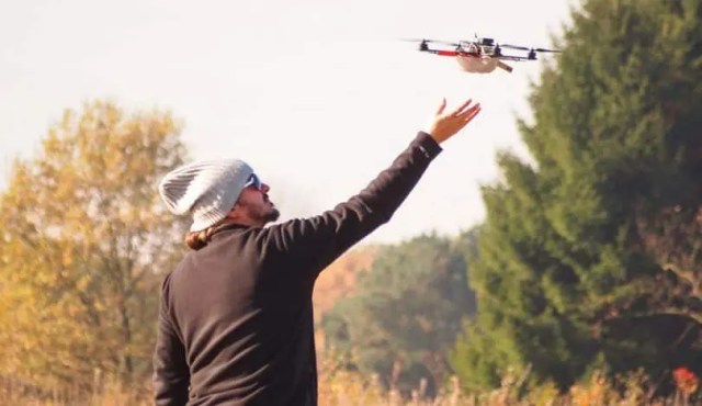 flying a drone