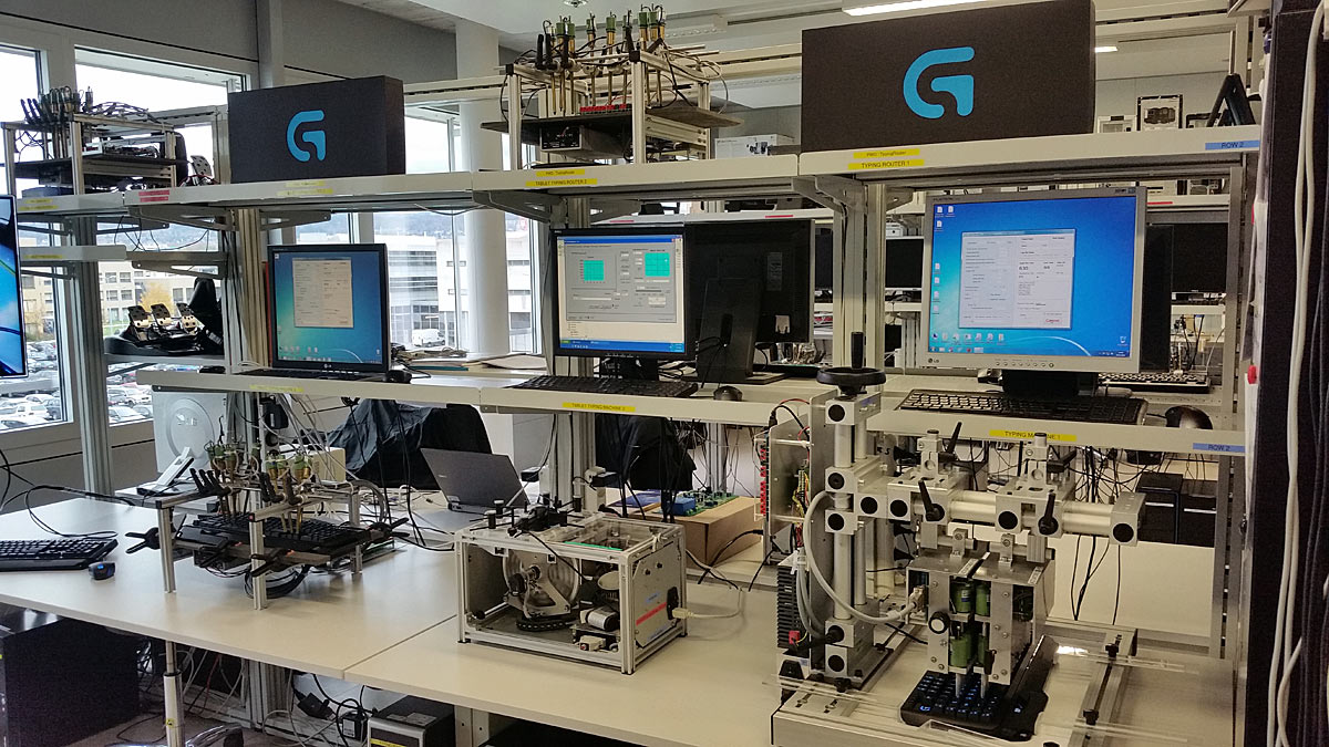 Les souris de Logitec sont soumies à de terribles tests.