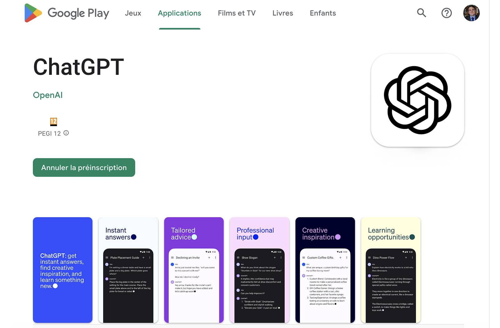 Lire la suite à propos de l’article ChatGPT va débarquer sur Android la semaine prochaine. Pourquoi?