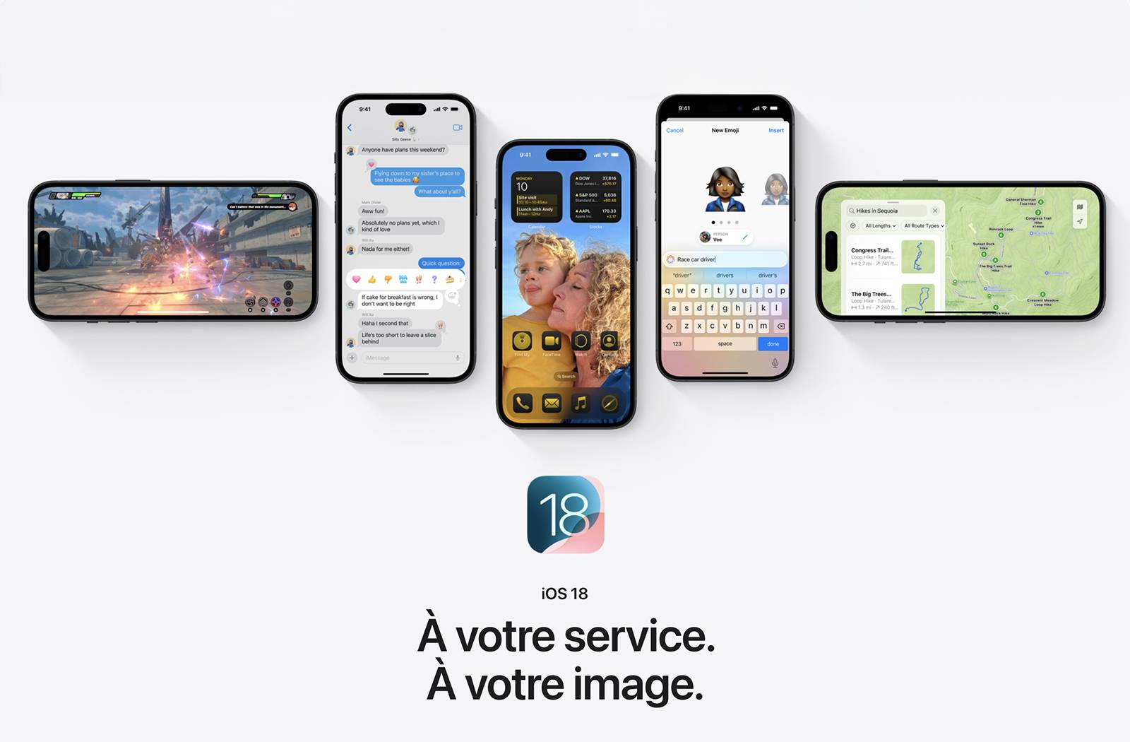 Lire la suite à propos de l’article Premiers pas contemplatifs sur le fringuant iOS 18 d’Apple