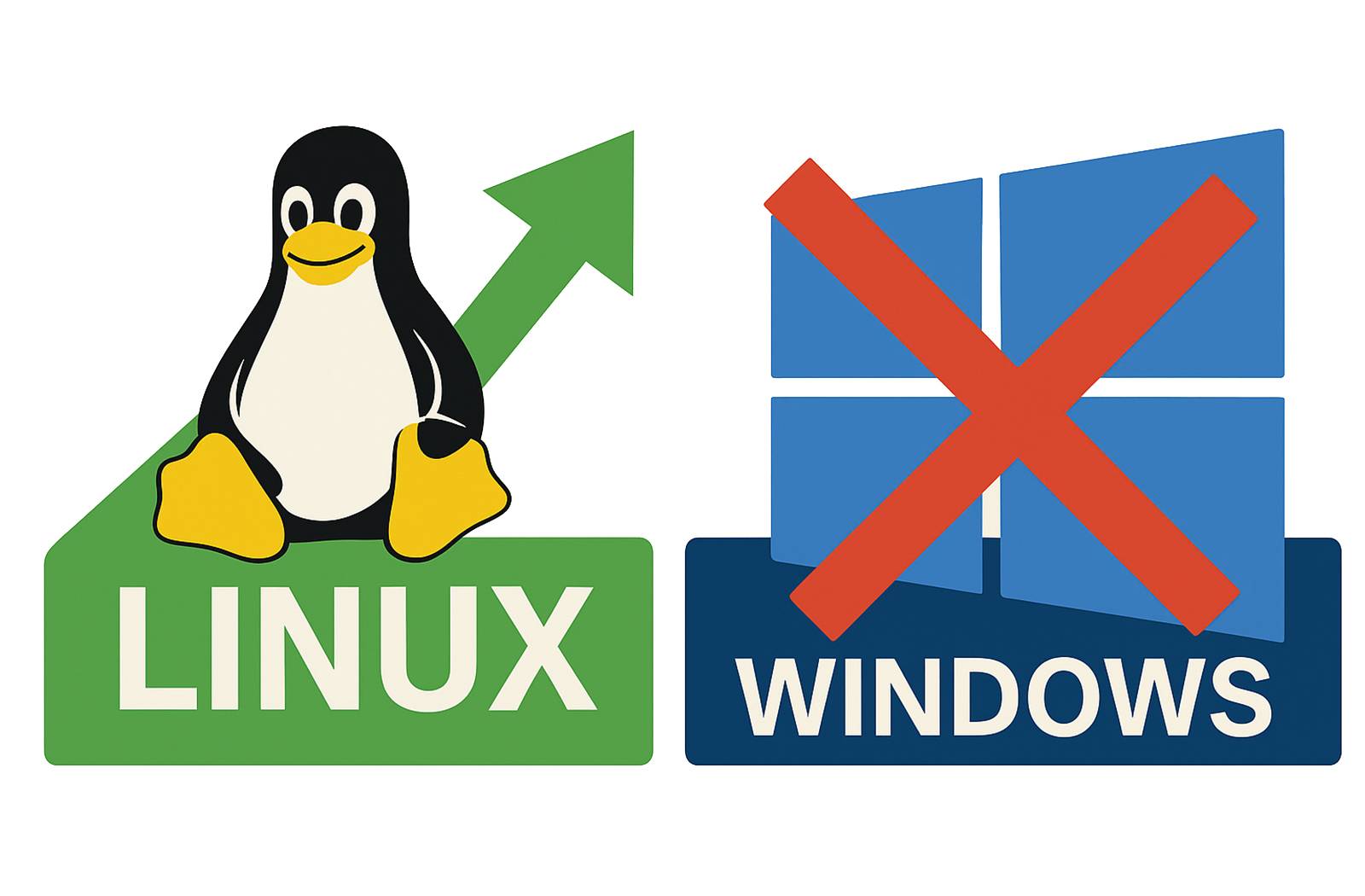 Lire la suite à propos de l’article Linux progresse: faut-il tourner la page Windows?