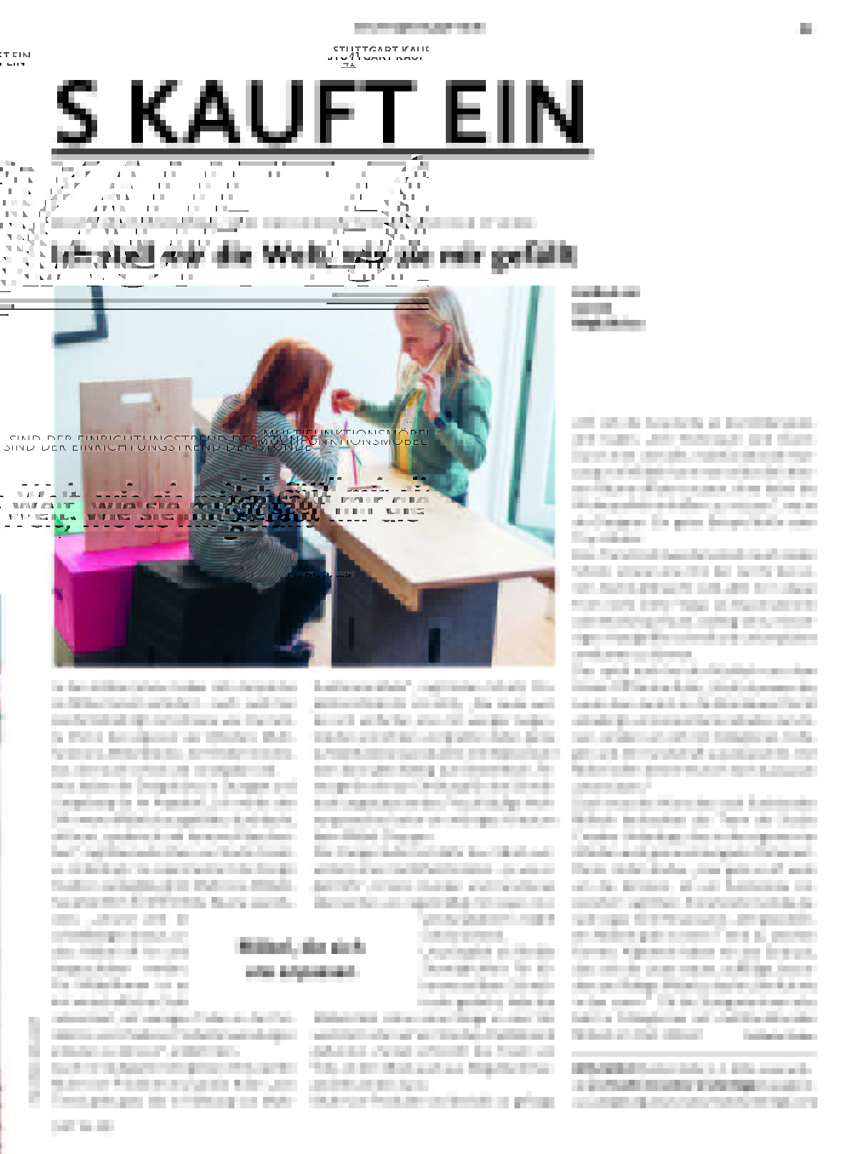 Auszug aus dem Magazin LIFT von April 2023
