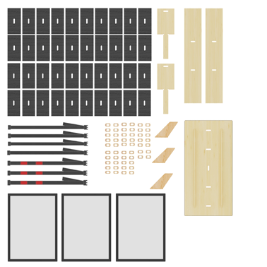 Workspace-Set-L Illustration Übersicht