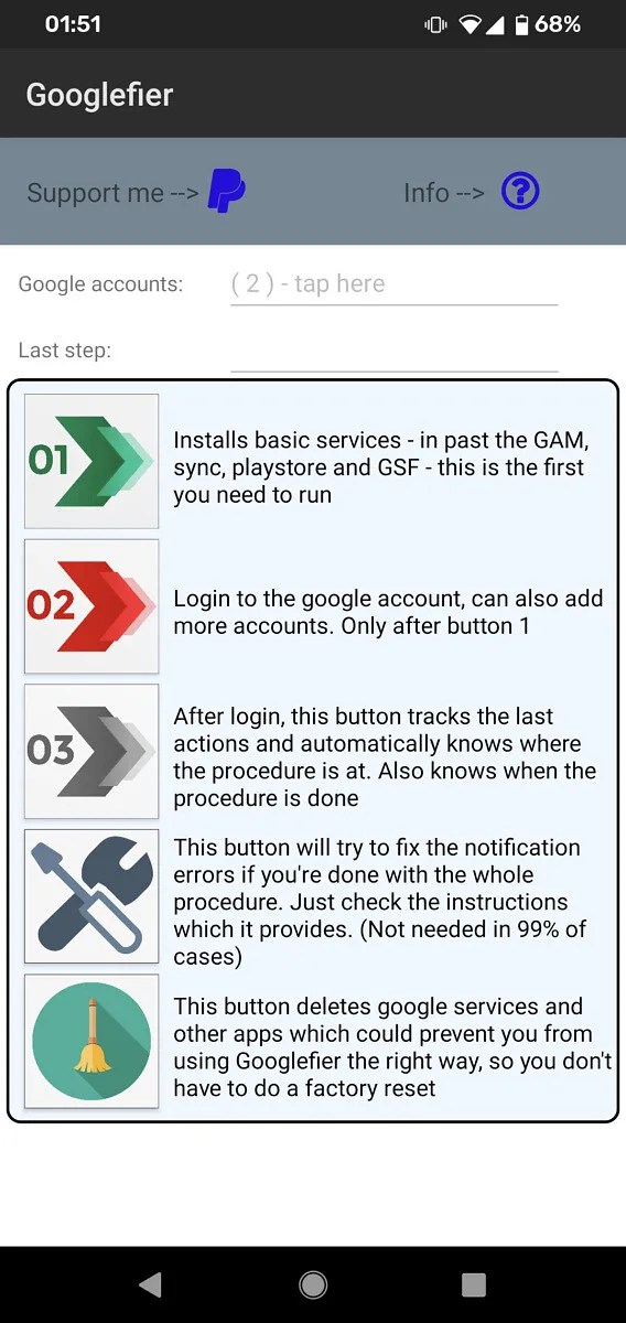 Google sign in specific status codes, for use in status#getstatuscode(). How To Easily Install Google Apps On Huawei Devices With Googlefier