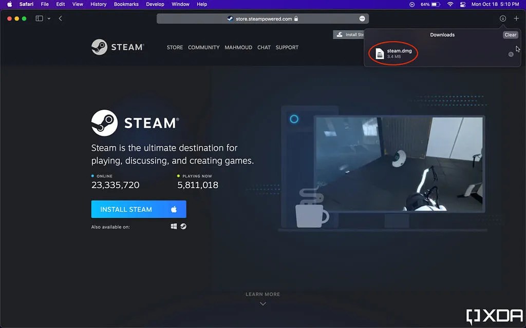 How To Download Steam Games On A Mac Using Steam On MacOS 4 1024x640 
