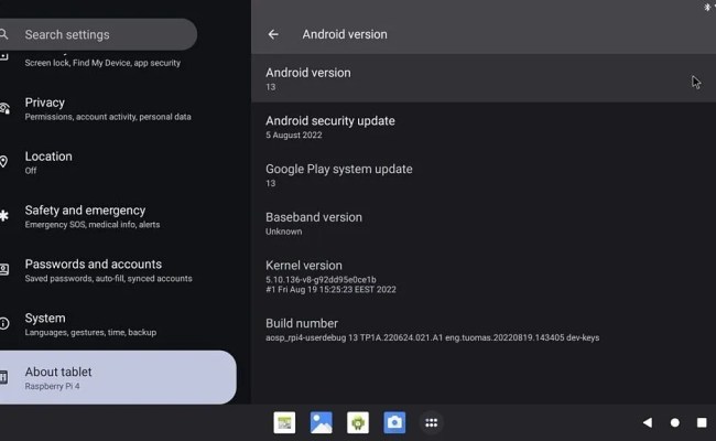 Android 13 Comes To The Raspberry Pi 4, Courtesy Of A Third-party ROM