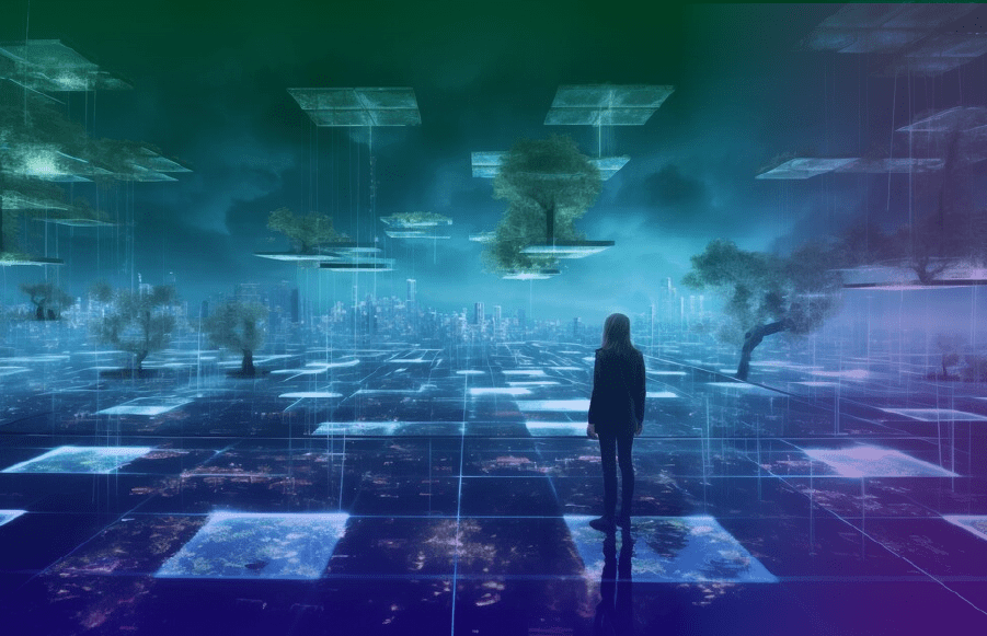 Azure Multi Cloud Solutions - Elegant 4K Geometric Arts | Free Download