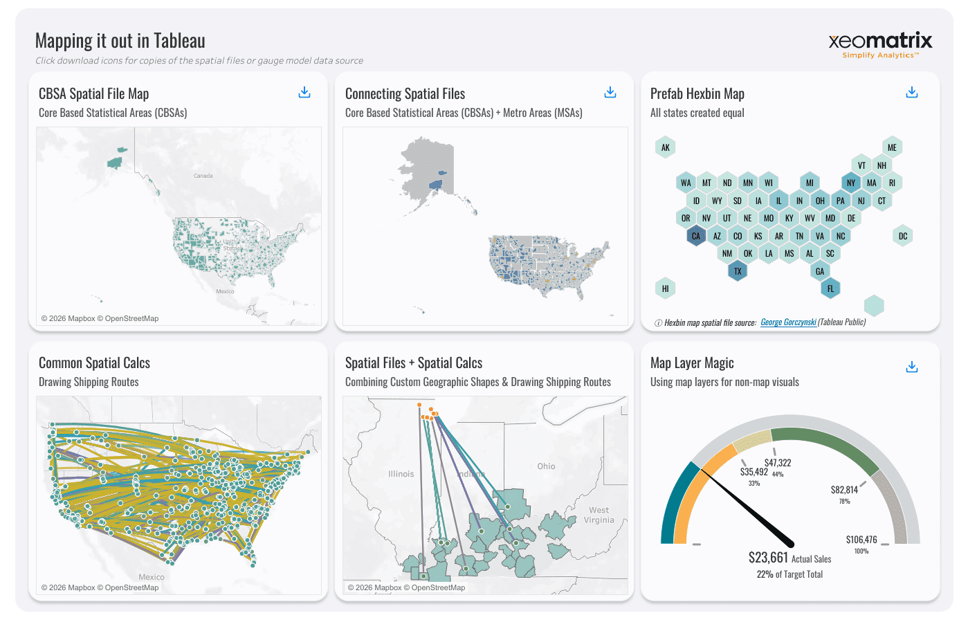 9 Tableau Map XeoMatrix Data Analytics Consultant Mapping It Out 