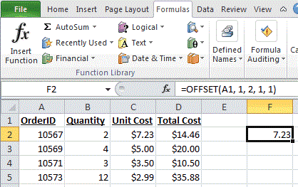 This article describes the formula syntax and usage of the offset function in microsoft excel. How To Use Excel Offset Function September 26 2021 Excel Office