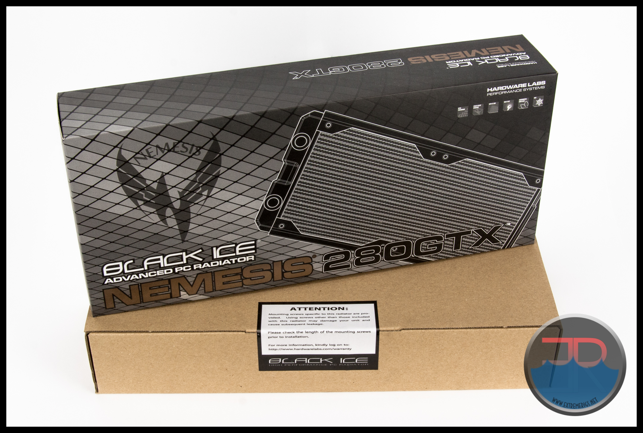 【高級パーツ】 Black Ice Nemesis 280GTX ラジエーター② Hardware Labs Nemesis 280 GTX Radiator Review - ExtremeRigs.net
