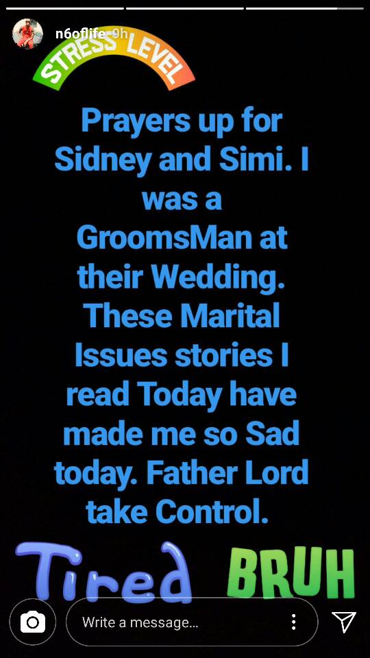 OAP N6 Reacts Dr Sid's Marital Crisis