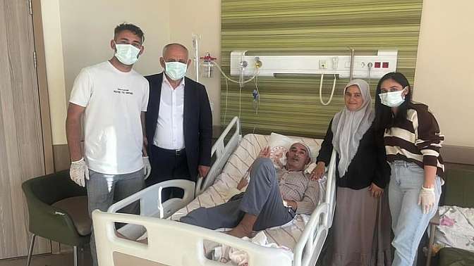 Muhtar kaza geçirdi