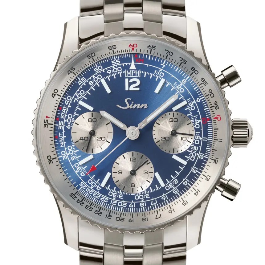 Sinn 903 TI II 正面（コードバンストラップ）