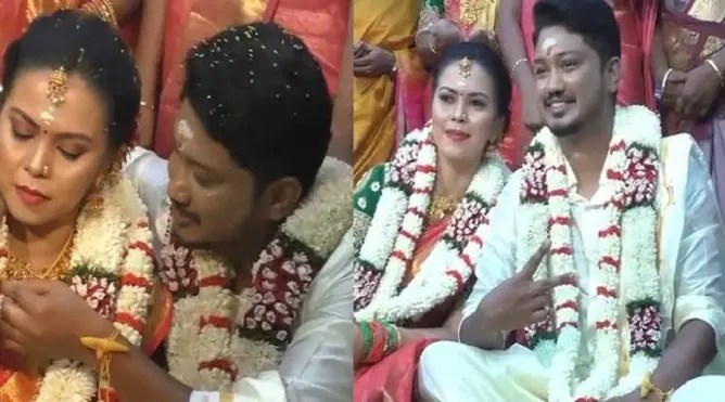 பெற்றோரை எதிர்த்து திருமணம்!.. தமிழனை கரம்பிடித்த வெளிநாட்டு அழகி