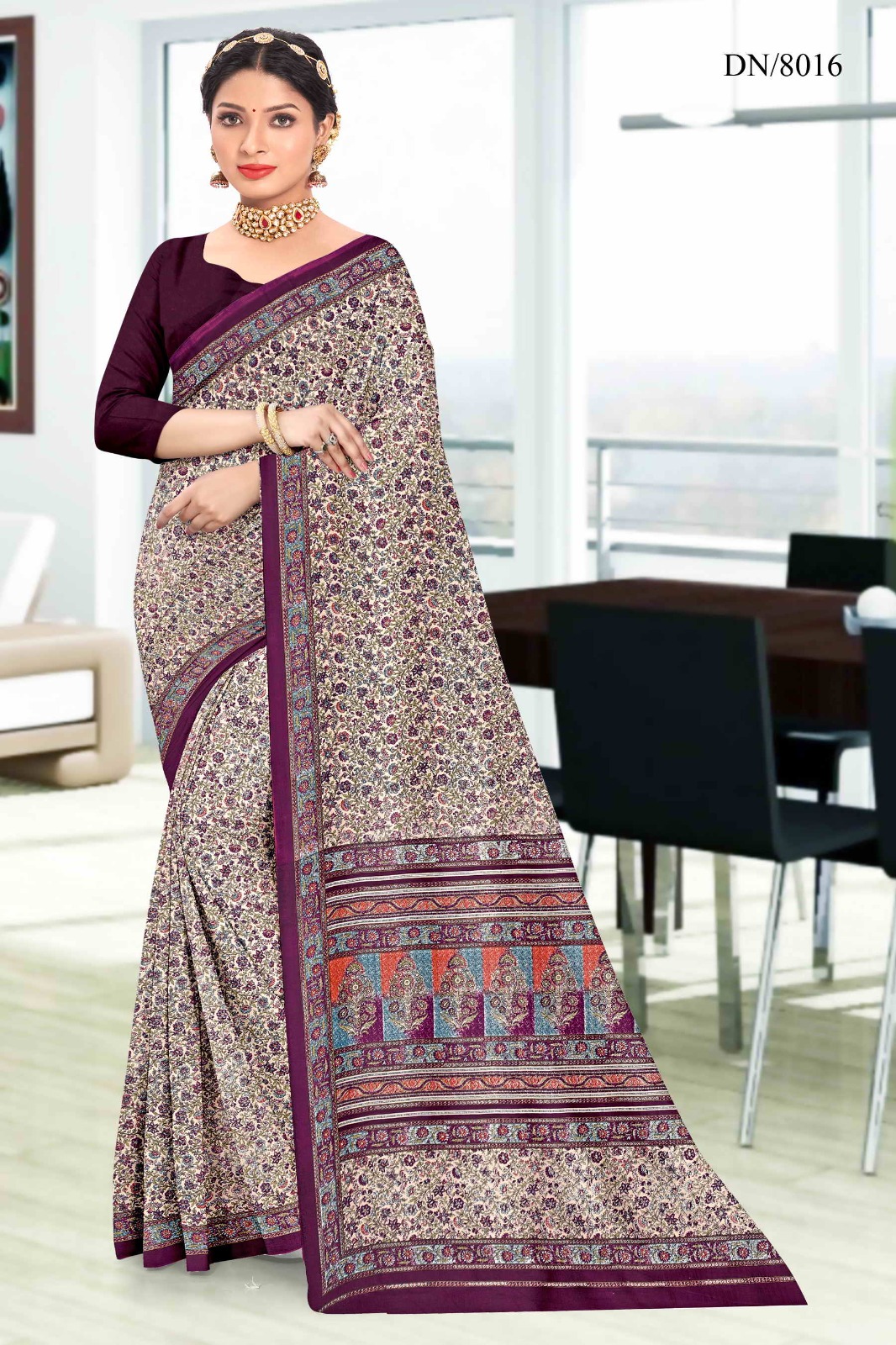 School-Teacher-Uniform-Saree