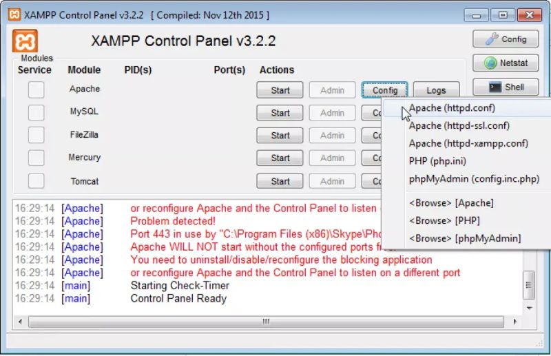Connection Apache Server Xampp Doesn T Run On Windows 10 Port 80 - Download Premium Space Image | HD
