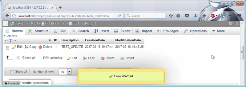 Create A Mysql Table With Automatic Creation Date And Modification Date Fields In Phpmyadmin - Stunning Vintage Wallpaper - Ultra HD