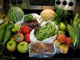 one week of veggies