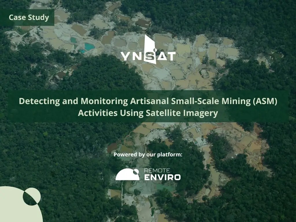 Portada del caso de estudio Detección de minería artesanal y de pequeña escala (MAPE)