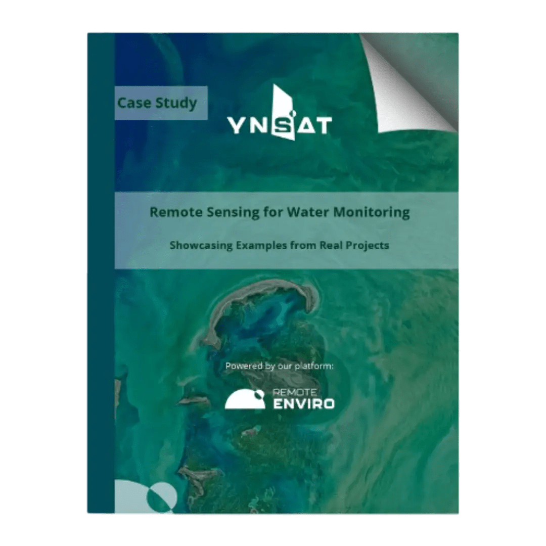 YNSAT Remote Enviro case study cover: remote sensing for water quality monitoring