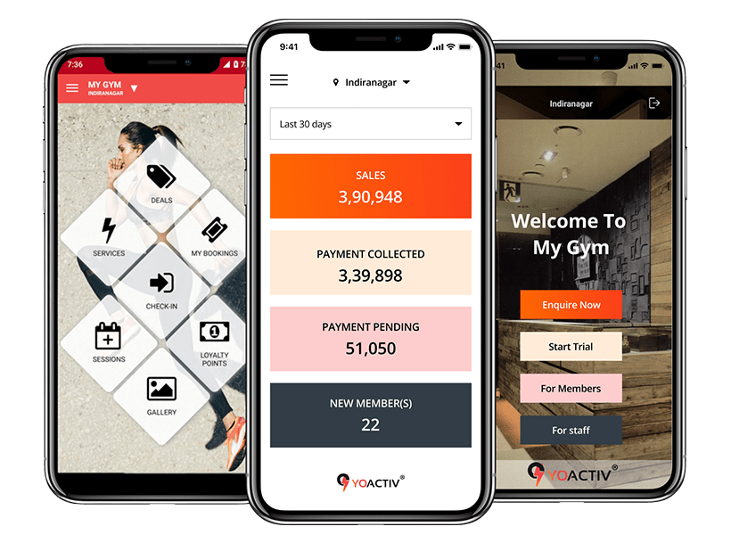 Health and fitness club management software