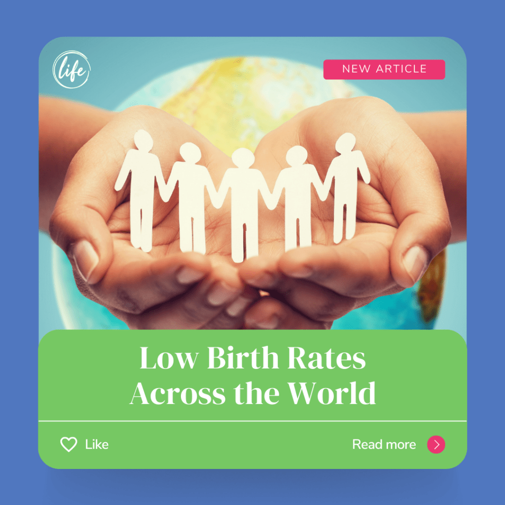 Low birth rates across the world