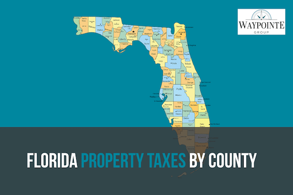 Florida Map Ta Area Historical Maps Florida Property Tax Breakdown By County 