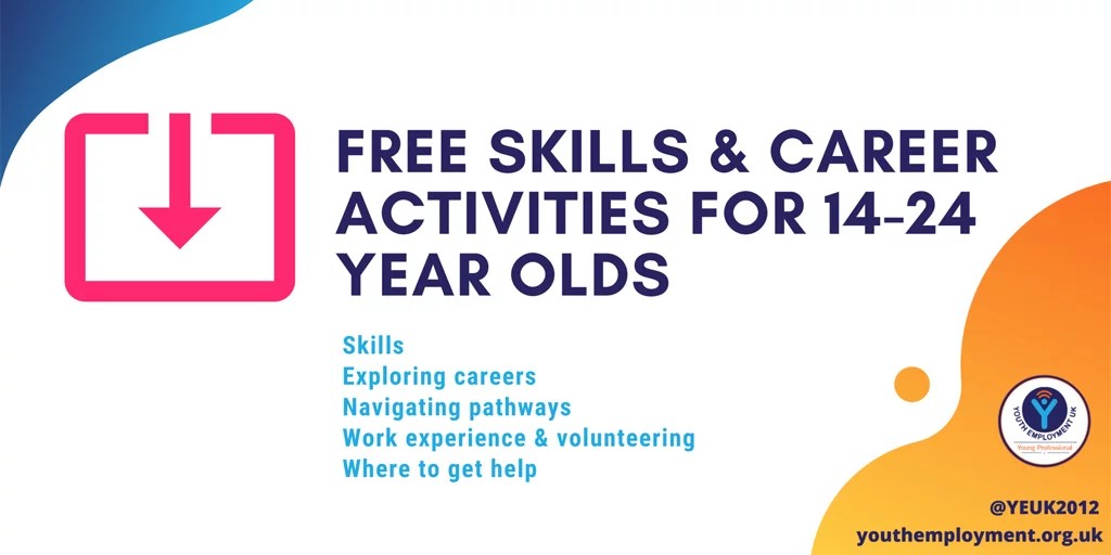 download free skills careers activities booklet for young people