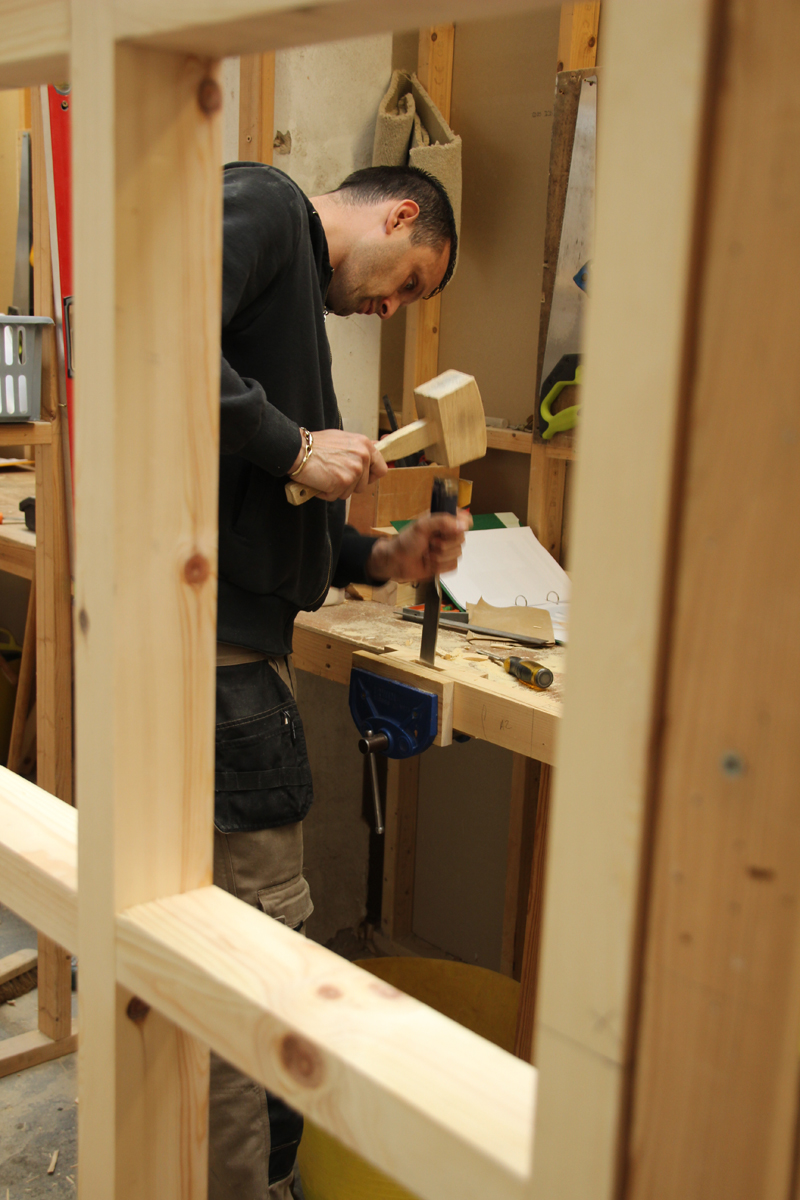 Carpentry & Joinery course in action