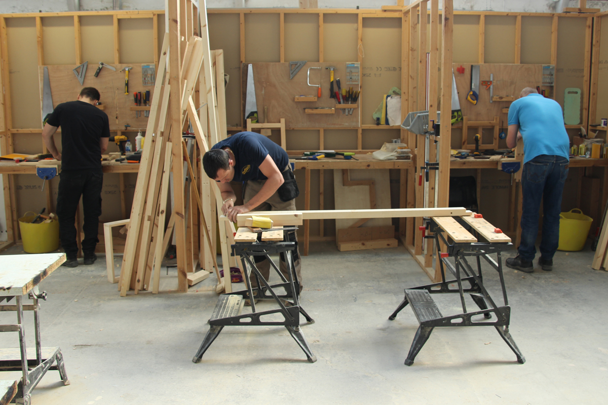 Carpentry & Joinery course in action