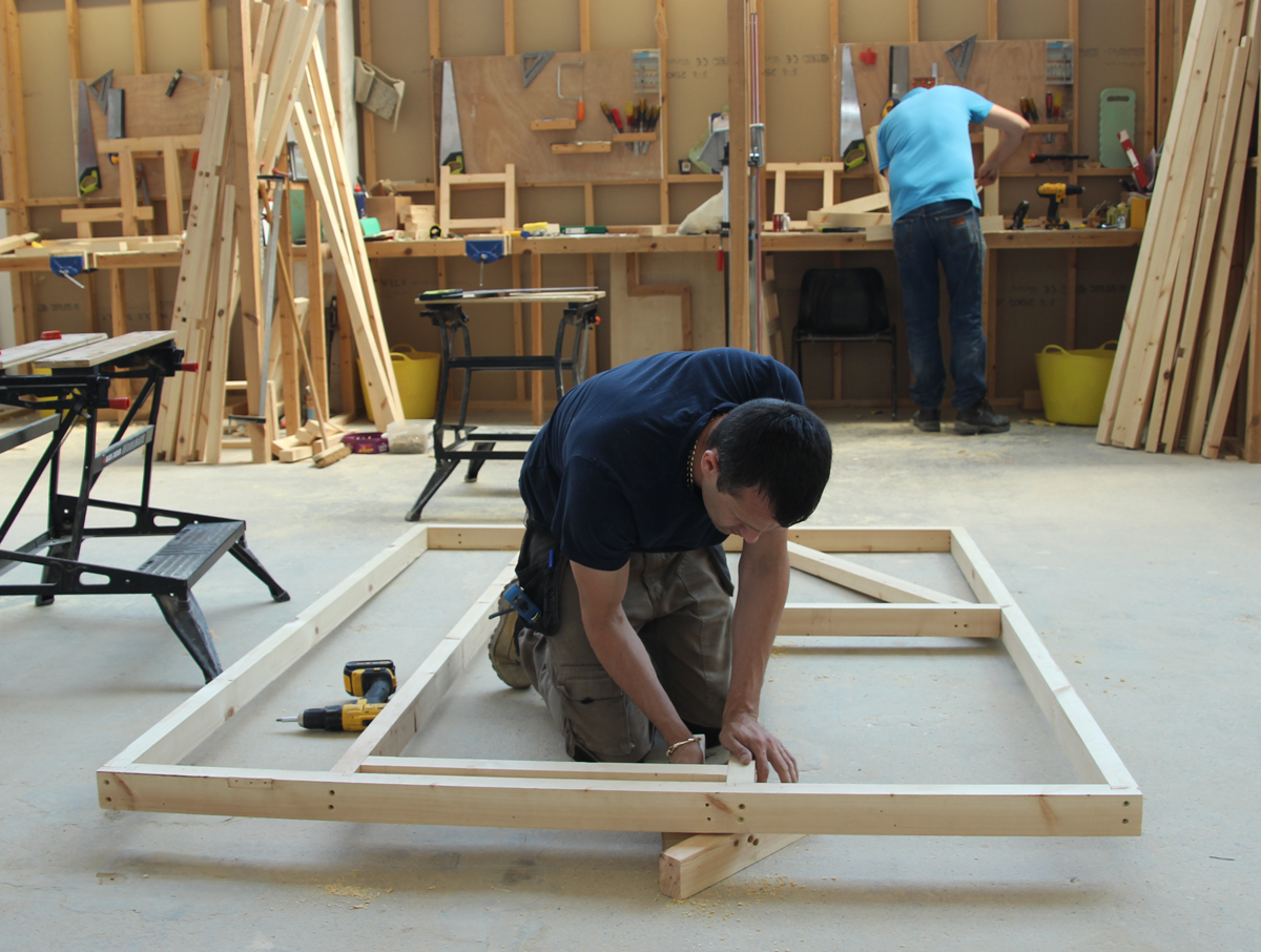 Carpentry & Joinery course in action