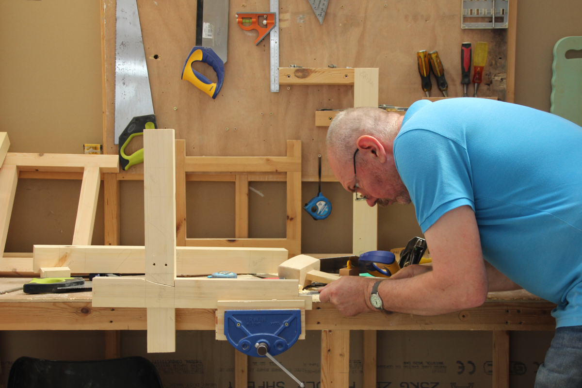 Carpentry & Joinery course in action