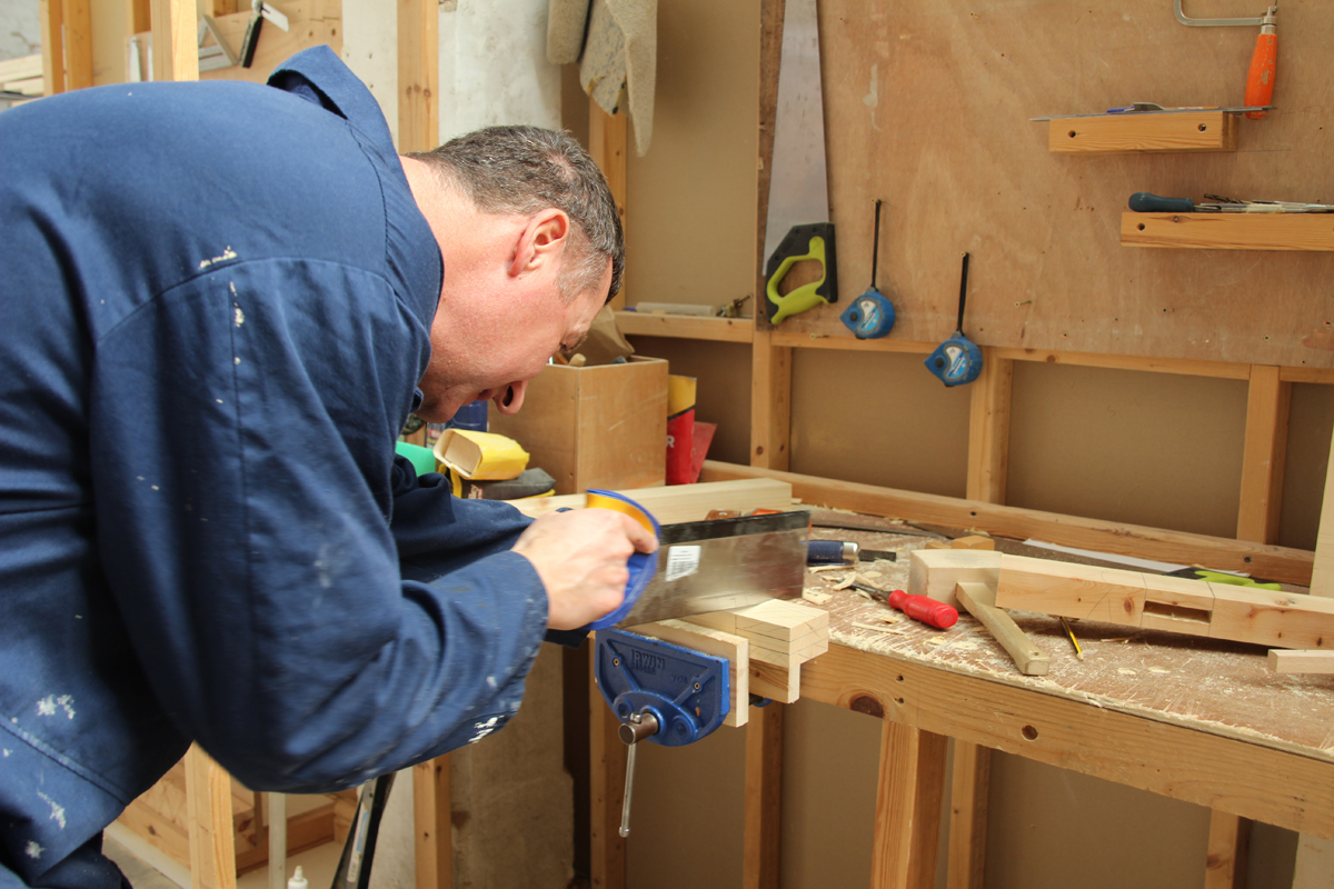 Carpentry & Joinery course in action