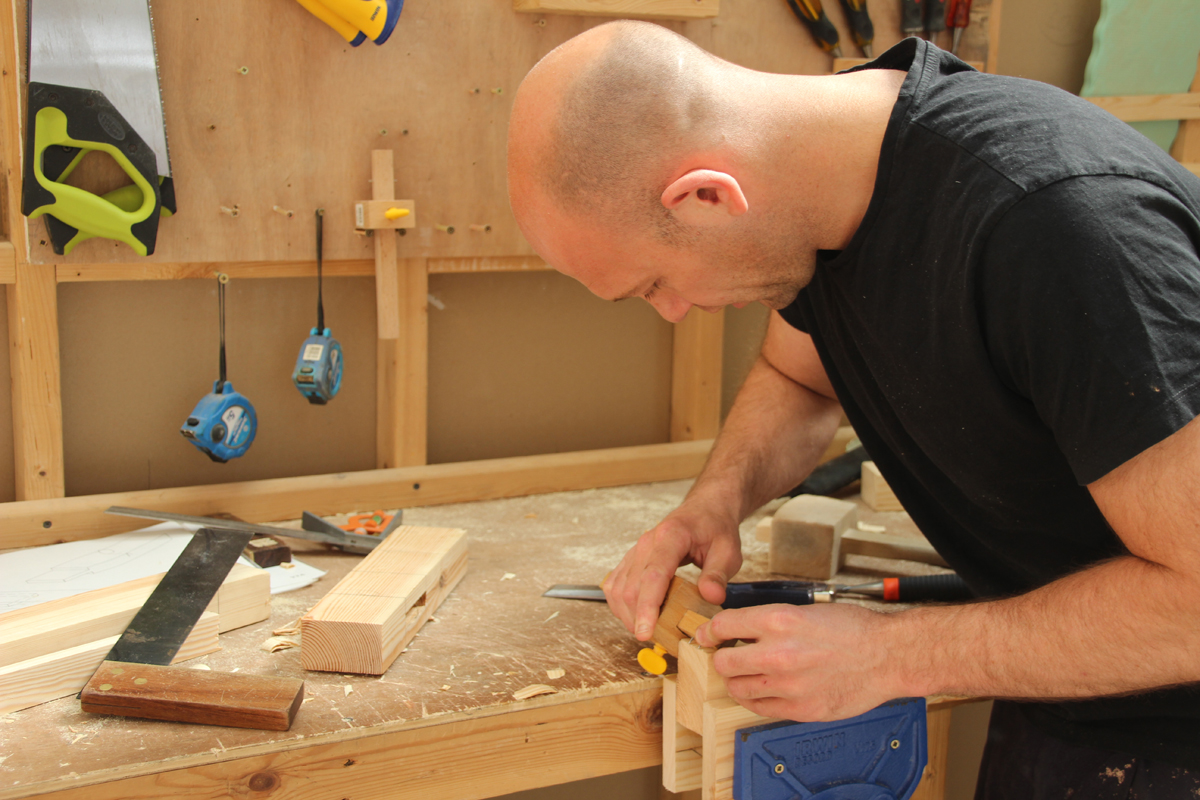Carpentry & Joinery course in action