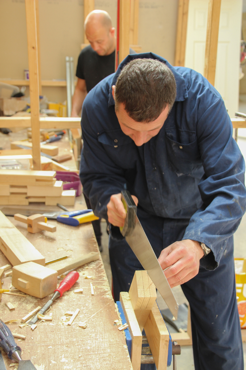 Carpentry & Joinery course in action