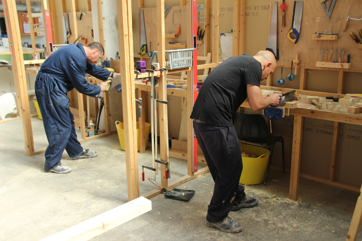 Carpentry & Joinery course in action