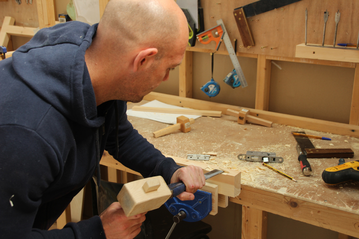 Carpentry & Joinery course in action