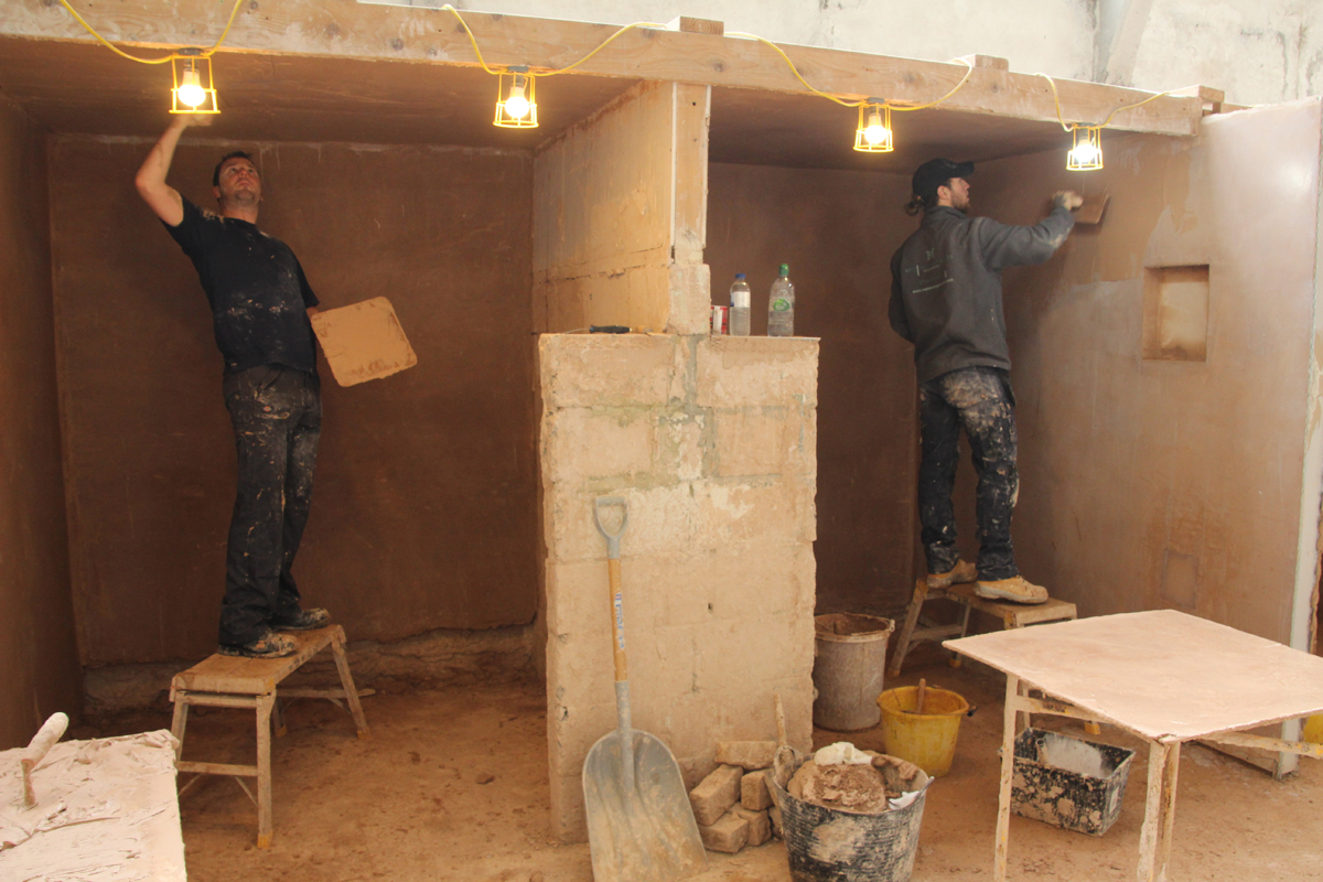 weekend plastering course