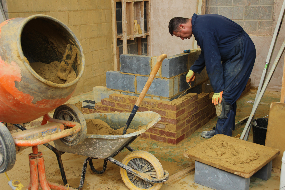 Learning bricklaying