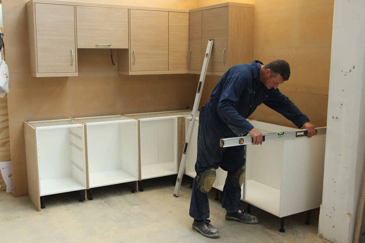 Levelling up kitchen base units