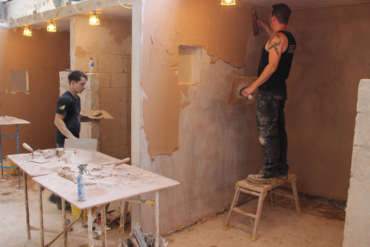 weekend plastering course