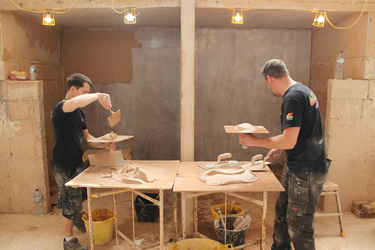 weekend plastering course spider