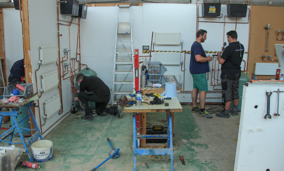 Learn to plumb a radiator system in