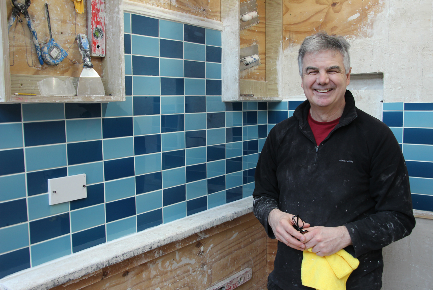 A happy tiler