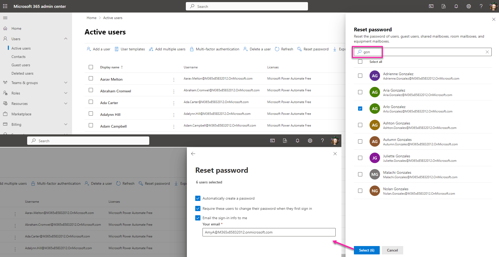 How to quickly reset office 365 passwords in bulk