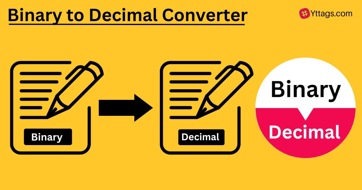 Free Binary To Decimal Converter Online Yttags