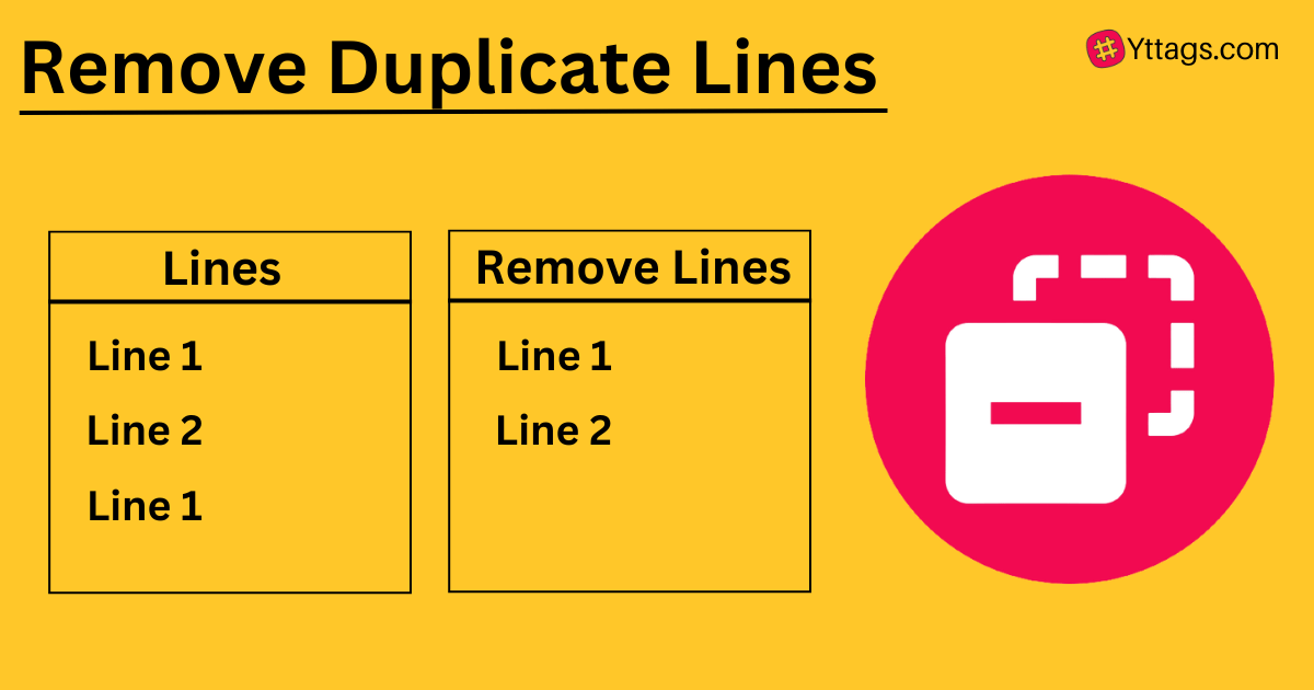 Reremove Duplicates From List Of Lines Yttags