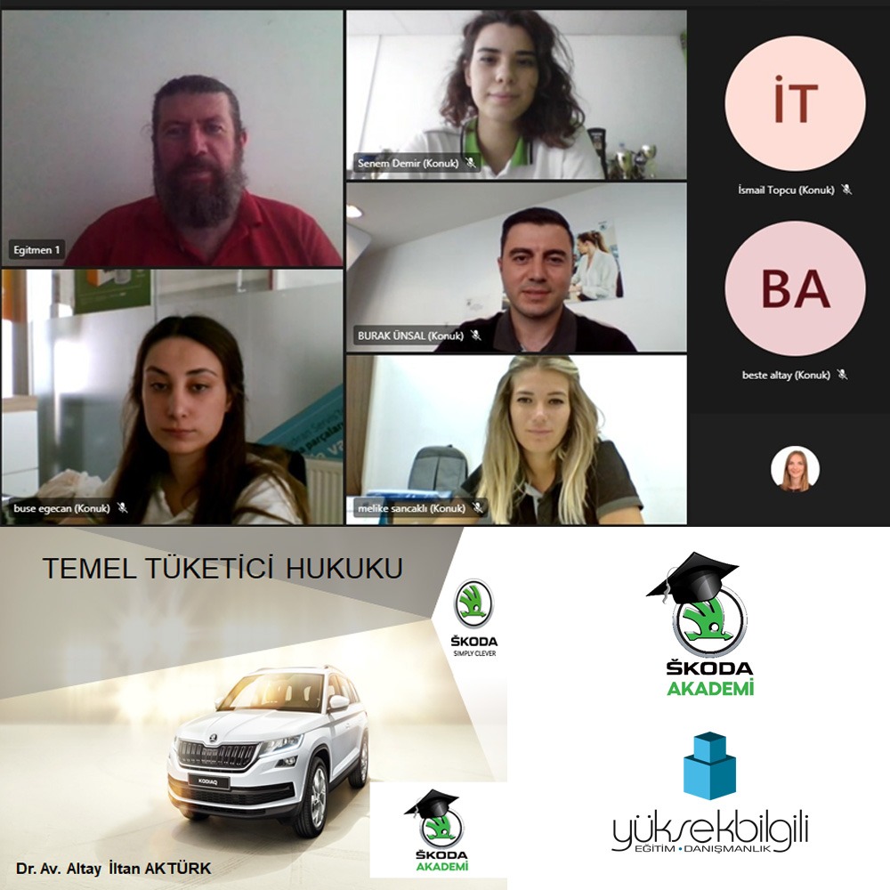 Skoda’da Temel Tüketici Hukuku eğitimi (26.07.2021)