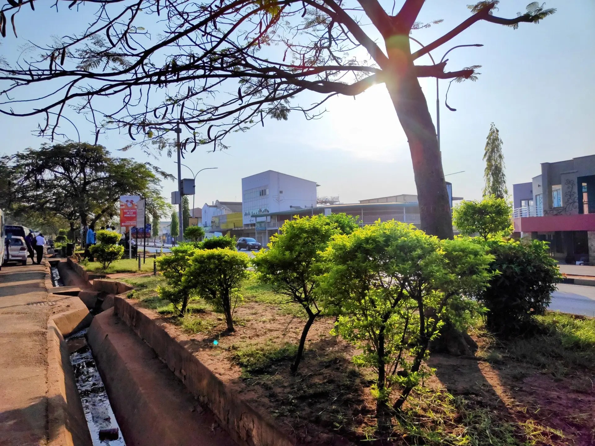 Livingstone CBD in the morning